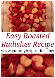 Roasted Radishes Recipe Quick Oven Roasted Radish Recipe Recipe Radish Recipes Roasted Radishes Paleo Recipes Easy