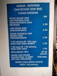 Compare and save today to find a great, cheap deal! Parking Rate Kl Wisma Genting Pavilion Bukit Bintang Kuala Lumpur City Centre