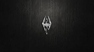 Skyrim Logo Hd Wallpapers Skyrim Wallpaper Skyrim Wallpaper Iphone Elder Scrolls V Skyrim