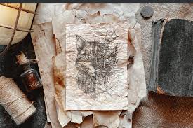 Download Old Paper Scene Mockup In Stationery Mockups On Yellow Images Creative Store Yellowimages Mockups