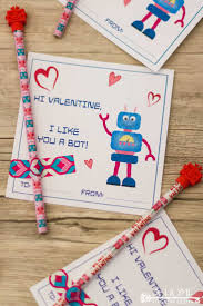 If you make a purchase using one of these links, i may be paid a referral fee at no cost to you. Robot Valentine Cards Free Printable Cards For Kids