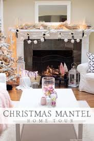Black And White Cottage Christmas Mantel Happy Happy Nester Christmas Mantels Cottage Christmas Holiday Decor Christmas