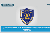 Julien Binsinger nommé Coordinateur Général du SAS Football