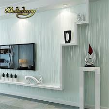 خطوط Beibehang لحائط غرفة الأطفال ورق حائط جداري حديث بابيل دي باريد رول مخطط أزرق وردي بيبي بيج ملون Papel De Parede Papel De Parede Rollpapel De Aliexpress