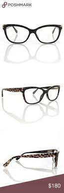 Jimmy Choo Jc146 Black Leopard Print Eyeglasses Eyeglass Brand Jimmy Choo Fashion Jimmy Choo