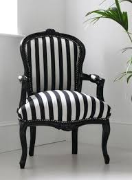 Black And White Striped Accent Chair Black And White Striped Chair From Out There Interiors Sillas Tapizadas Sillas Muebles De Estilo
