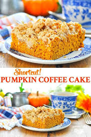 Shortcut Pumpkin Coffee Cake Recipe Pumpkin Coffee Cakes Pumpkin Coffee Coffee Cake