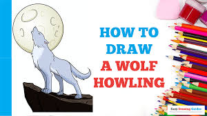 This really helped me feel more confident about my skills to draw a beautiful wolf, howling at the moon. Easy Drawing Guides V Twitter How To Draw A Wolf Howling Easy To Draw Art Project For Kids See The Full Drawing Tutorial On Https T Co Dyvlxwjbad Wolf Howling Howtodraw Drawingideas Https T Co Saahxjrjpp