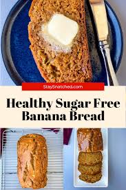 Easy Healthy Sugar Free Banana Bread Sugar Free Banana Bread Recipes With Unsweetened Applesauce Easy Baking Recipes