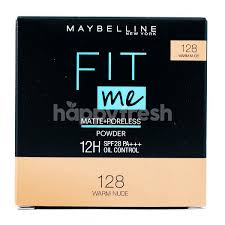 Setting powder is one of the few beauty products that can't be applied with your fingers. Jual Maybelline Fit Me Matte Poreless Compact Powder 128 Warm Nude Di Ranch Market Happyfresh Jakarta
