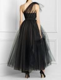 New Bcbg Max Azria Black Lace One Shoulder Tulle Gown Iba6k799 L223 Size 4 Black Tie Dress Wedding Elegant Black Dress Gowns