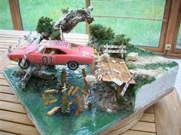 General Lee Jump 1 24 Scale Model Diorama General Lee Scale Models Toy Collection