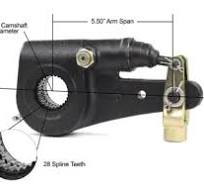 Slack Adjuster | Automatic | 1.5 Inch - 28 Spline | 5.5 Inch Span