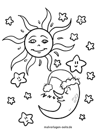 Choose from 92 sun moon and stars coloring page stock illustrations from istock. Great Coloring Page Sun Moon And Stars Free Coloring Pages