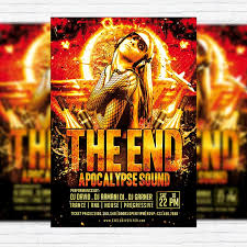 Download chinese new year flyers/poster graphic templates by me55enjah. The End Free Club And Party Flyer Psd Template Exclsiveflyer Free And Premium Psd Templates