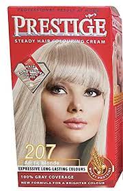 Extreme blonde shades or highlights require multiple bleachings, and most of the time, multiple visits to the salon. Vips Prestige Cream Dye For Hair Colour Blonde Ice N207 Amazon De Beauty