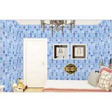 Pilihan terbaik wallpaper ruang 6 ide menata ruang keluarga via rumahpantura.com. Wallpaper Stiker Dinding 10 M X 45 Cm Ruang Tamu Kamar Ruang Tv Murah Dapur Kamar Mandi Kotak Biru Shopee Indonesia