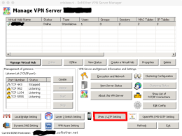 Image result for softether vpn server GUI