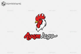 Ayam Jago Rooster Logo Ad Jago Sponsored Ayam Logo Rooster Rooster Logo Logos Animal Logo