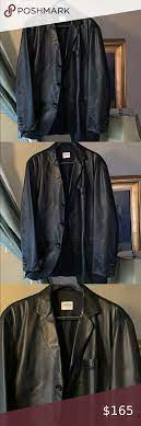 Armani Collezioni Leather Blazer Size 44 Leather Blazer Armani Collezioni Armani Collezioni Men