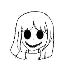 Begin by using the paint bucket tool to fill the entire background in black. Creepy Face Drawing Novocom Top