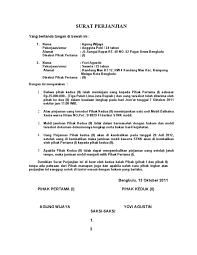 Pictures gallery of contoh surat perjanjian kerjasama supplier. Contoh Surat Perjanjian Vendor Butik Contoh Surat