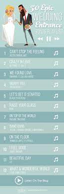 Posted on july 3, 2014 leave a comment. 95 Fantastic Wedding Entrance Songs To Get The Party Started
