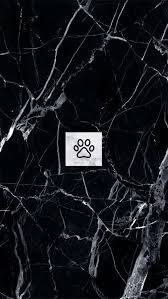 Black And White Paw Print Icon Black Marble Marble Paw Print Logo Instagram Highlights Instagram Highlight Icons Black And White Instagram Instagram Icons