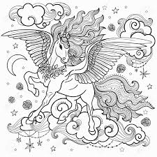 (no offense)any who there are actually 5 types of unicorns. Coloring Pictures Of Unicorns For Adults All Round Hobby
