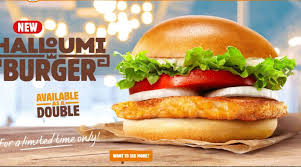 burger king halloumi burger