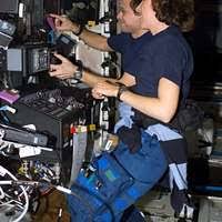 Jeff Cooper, left, Virginia Department of Wildlife