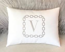 Simply leave a message on their facebook page letting them know what you are wanting to. Custom Monogrammed Home Decor And Gifts By Sewprettymonogramsco Monogram Pillows Custom Monogram Monogram