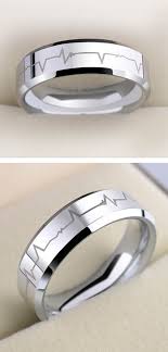 Heartbeat Black Tungsten Wedding Band For Men Tungsten Wedding Bands Mens Wedding Bands Mens Wedding Rings