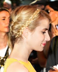 Match them with your hair. Emma Roberts Crown Braid Is So Easy You Can Do It Yourself Glamour