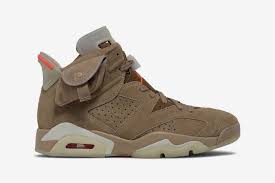 Wurde teilweise in michael jordans villa gedreht. Travis Scott X Air Jordan 6 Der Neue Hype Sneaker In British Khaki Gq Germany