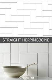 Shop wayfair for all the best herringbone / chevron backsplash tile. Your Guide To Tile Pattern Layouts Herringbone Tile Pattern Herringbone Floor Tile Kitchen Splashback Tiles