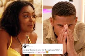 Season 5 is a the fifth season of the popular british dating reality tv show, hosted by caroline flack.this season of the show premiered june 3rd,2019 on itv2. Love Island S Danny And Jourdan Risk Being Dumped After They Re Edited Out Of The Show Newsgroove Uk