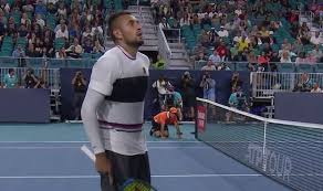Душан лайович dusan lajovic atp. Nick Kyrgios Involved In Another Umpire Row At Miami Open Vs Lajovic Tennis Sport Express Co Uk