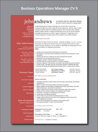 Business Operations Manager Cv 9 Example Project Pdf Resume Cover Letter Sample Template Job D Operations Management Manager Resume Business Operations