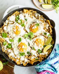 Quick And Easy Chilaquiles Verdes Hello Veggie Recipe Chilaquiles Recipe Vegetarian Recipes Easy Chilaquiles Verdes