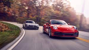 2020 Mercedes Amg Gt And 2020 Porsche 911 Carrera S 5k Wallpaper Hd Car Wallpapers Id 14067