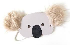 Kids Craft Koala Mask With Template My Poppet Makes Koala Craft Kids Crafts Masks Animal Masks For Kids