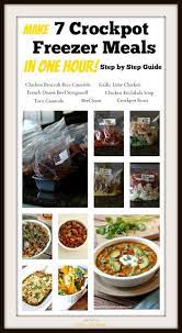5 Slow Cooker Chicken Freezer Meals In Minutes Free Step By Step Instructions 365 Days Of Slow Cooking And Pressure Cooking Freezer Meals Freezer Crockpot Meals Chicken Freezer Meals