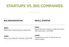 Startups tend to have fast growth potential and provide products that either don't exist yet, or solve a problem better than the. Difference Between Start Up And Well Structured Company By Afnan Khan Noteworthy The Journal Blog
