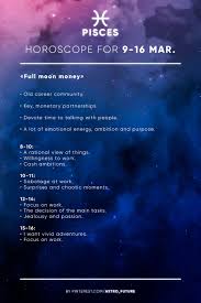 Pisces Horoscope For 9 16 March In 2020 Horoscope Pisces Horoscope Pisces
