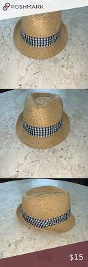 Sale Fedora Hat With Black White Checkered Band Fedora Hat Fedora Checkered