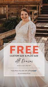 Free Custom Size Free Plus Size On All Dresses Online Wedding Dress Inexpensive Wedding Gown Wedding Dresses