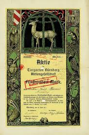 Historische Wertpapiere Tiergarten Nurnberg Ag Wertpapiere Tiere Zoo