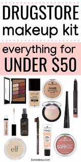 A Full Face Of Drugstore Makeup For Under 50 Get Everything You Need To Do Your Makeup For A Total Of Under Drugstore Makeup Makeup Kit Best Drugstore Makeup