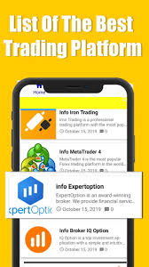 El trading bursátil no es tan complicado si tienes la información. Binomo Go Info List Trading For Platform App For Android Apk Download